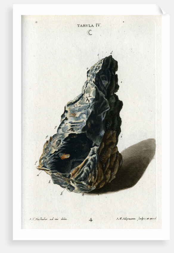 Crude white silver by Johann Michael Seligmann