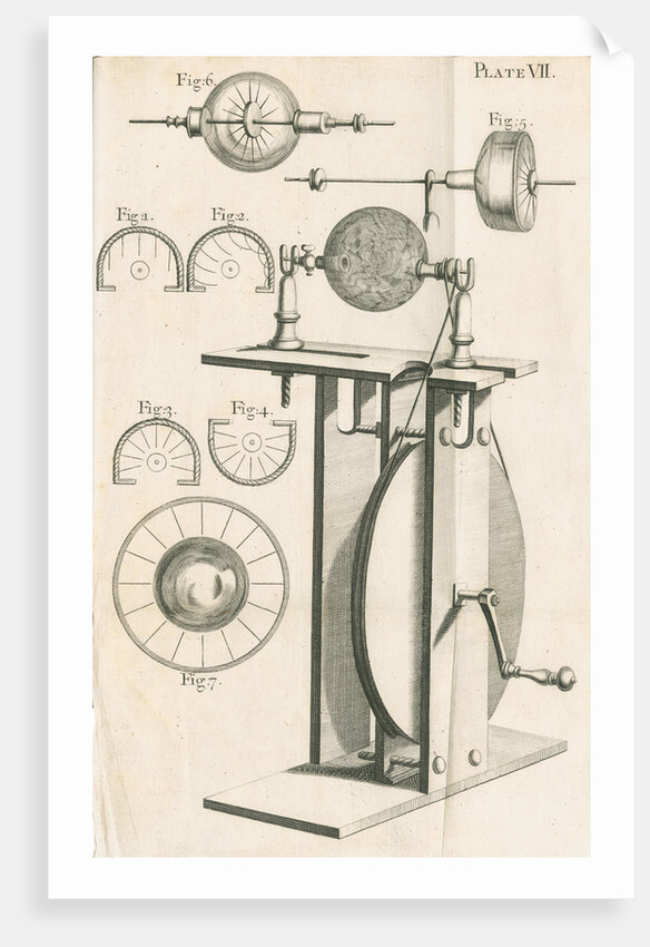 Hauksbee's experiments on attrition and electricity by unknown