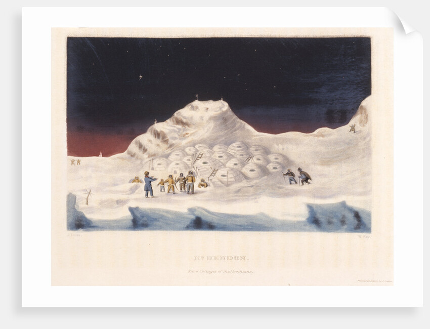 'North Hendon': snow cottages of the Boothians by William Say