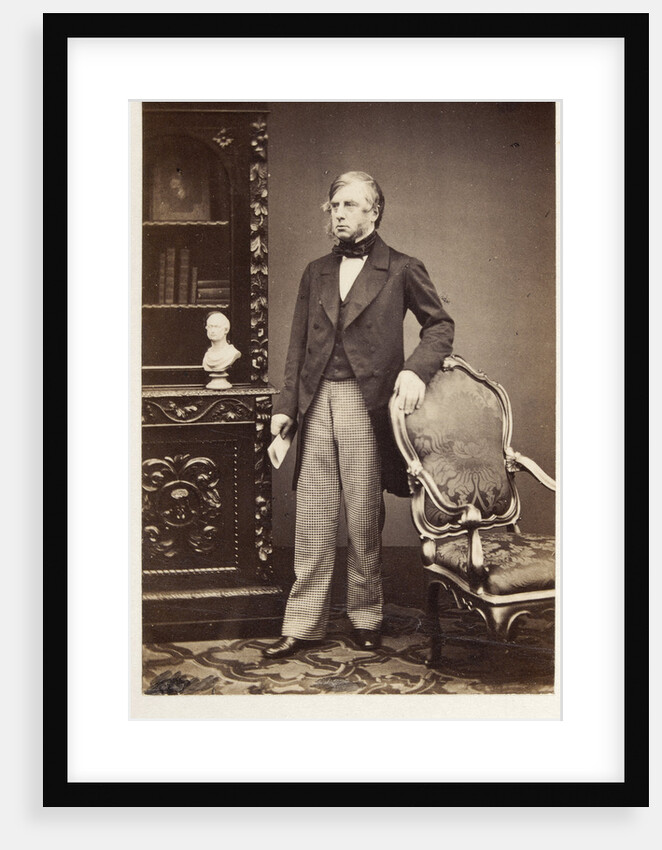 Portrait of William Cavendish, 7th Duke of Devonshire (1808-1891) by Maull & Polyblank