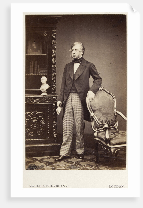 Portrait of William Cavendish, 7th Duke of Devonshire (1808-1891) by Maull & Polyblank