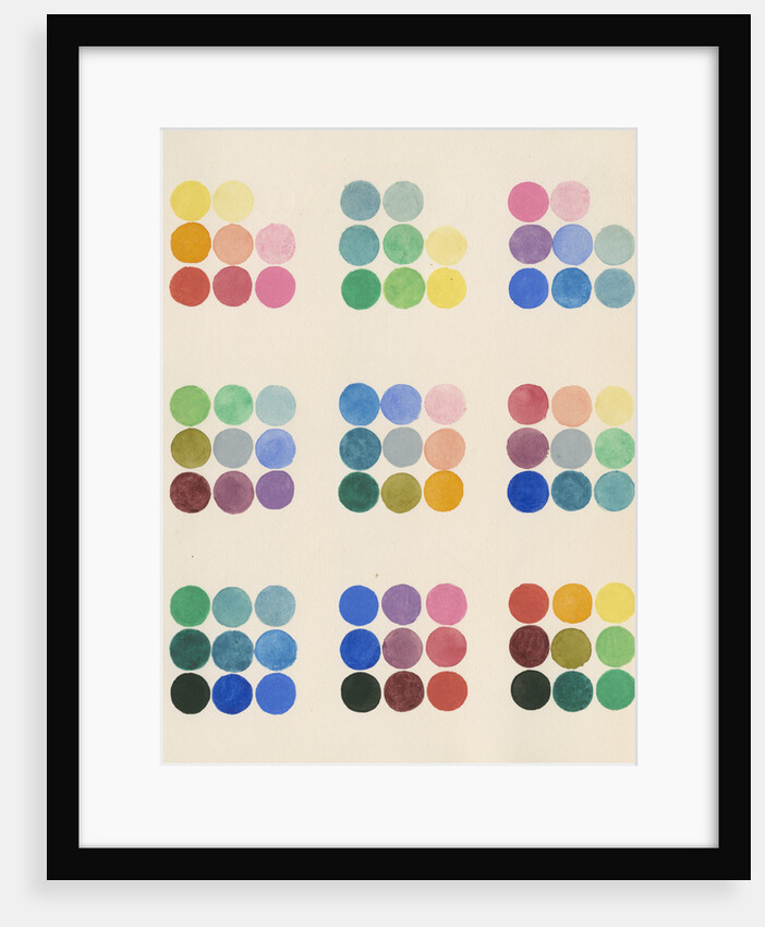 Colour spot chart by Anonymous