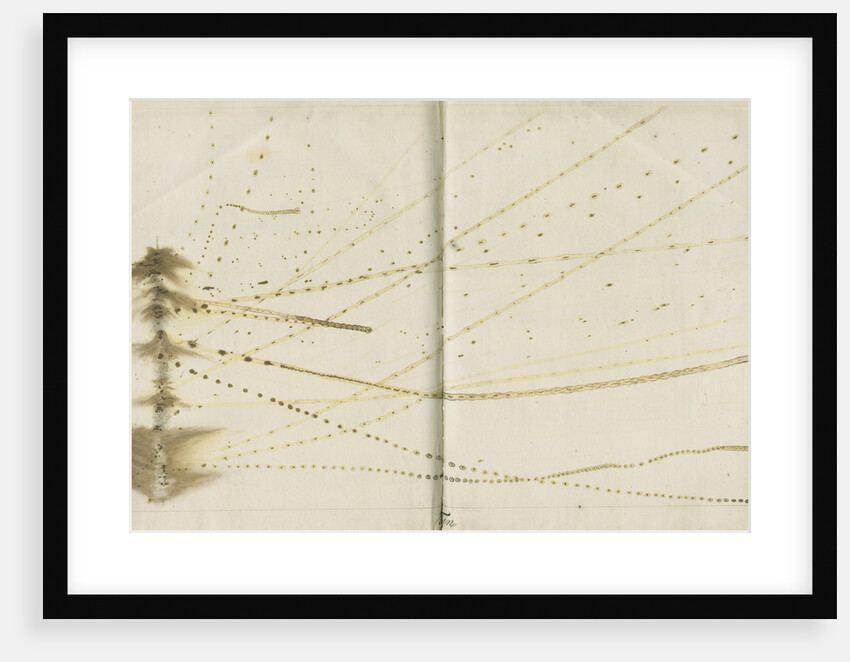 Tin wire explosion pattern by Anonymous