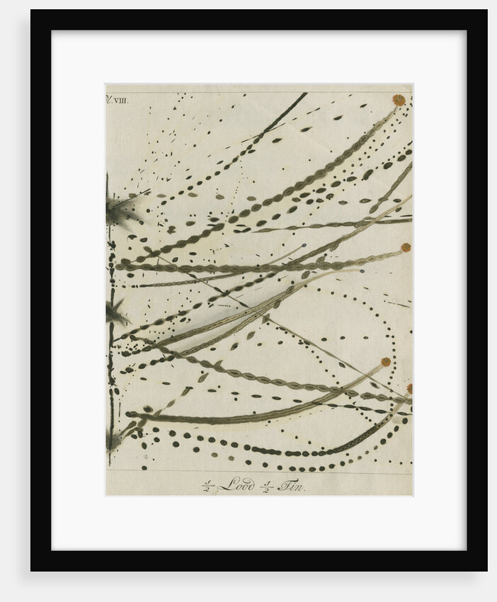 Lead-Tin alloy wire explosion pattern by Anonymous