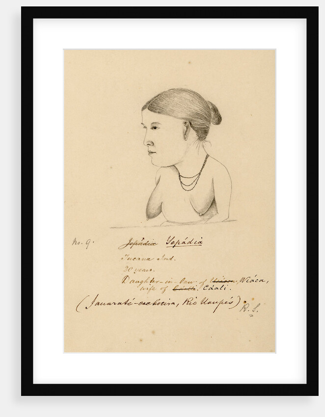 Portrait of Yepádia by Richard Spruce