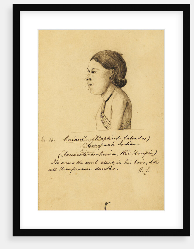 Portrait of Cuiauí by Richard Spruce