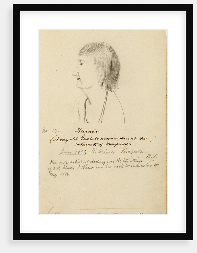 Portrait of Huanéau by Richard Spruce