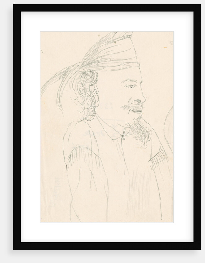 Portait of Spruce's attendant at Maypures by Richard Spruce