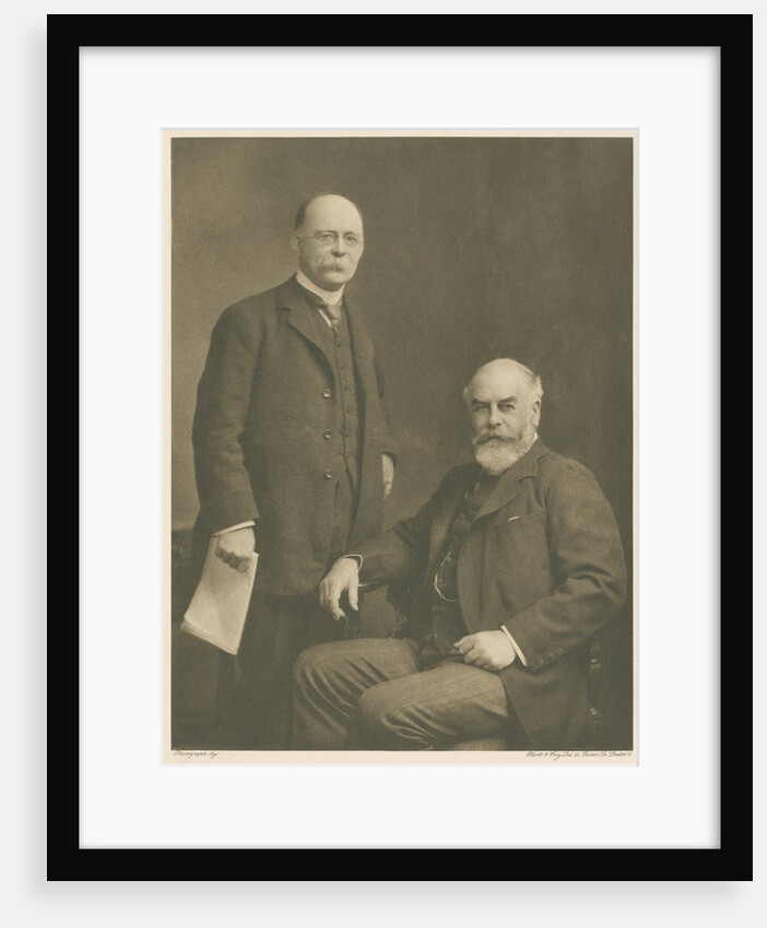 Portrait of Henry John Elwes and Augustine Henry by Elliott & Fry