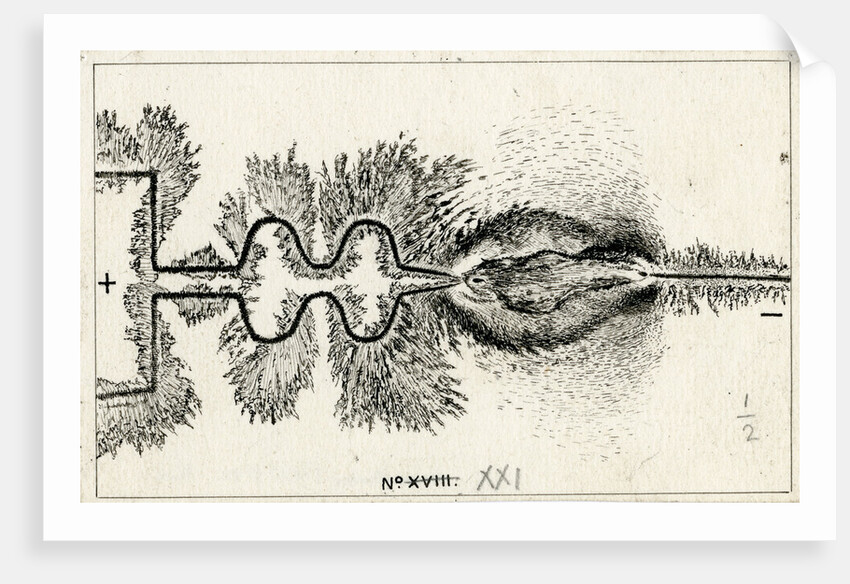 Spark discharge figure by Unknown