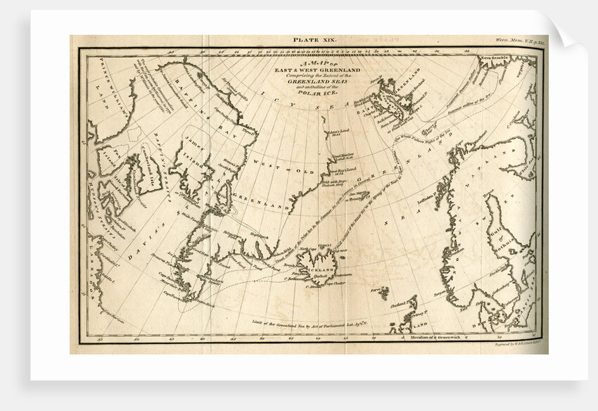 Map of Greenland by W & D Lizars