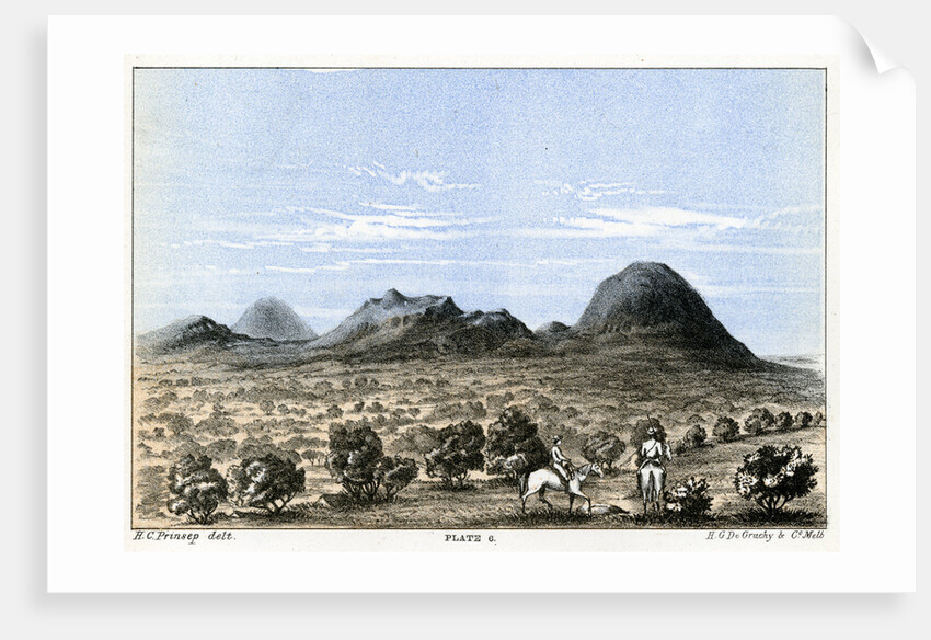 Mount Taylor and Mount Hale by Henry Charles Prinsep