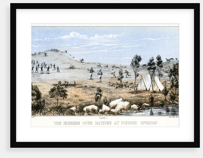 Skirmish at Weld Springs by Henry Charles Prinsep