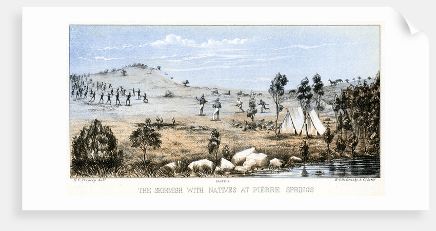 Skirmish at Weld Springs by Henry Charles Prinsep