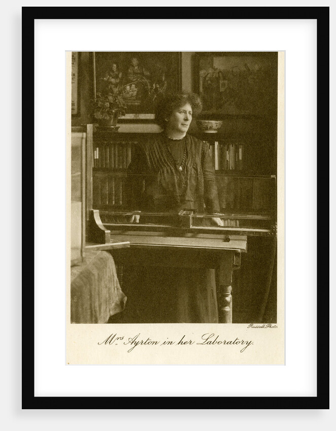 Portrait of Hertha Ayrton by After James Russell and Sons