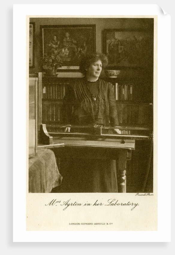 Portrait of Hertha Ayrton by After James Russell and Sons