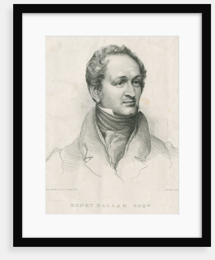Portrait of Henry Hallam (1777-1859) by Graf & Soret