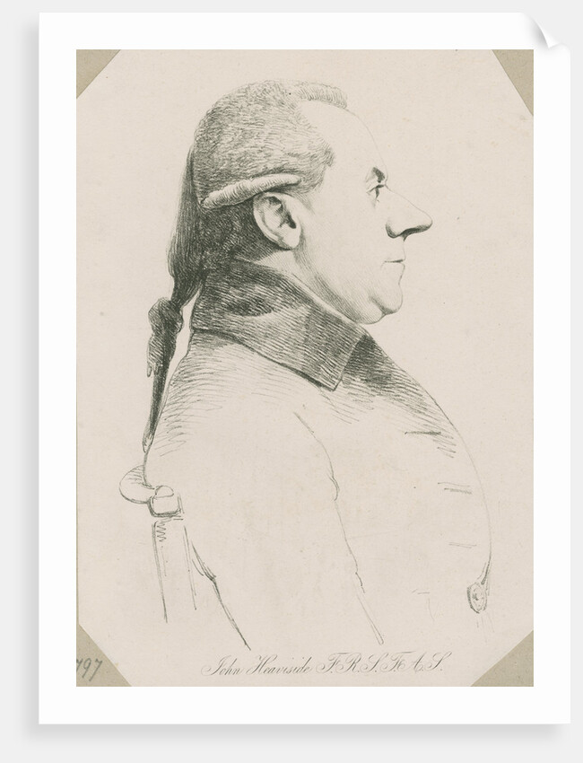 Portrait of John Heaviside (bapt. 1748-d.1828) by William Daniell