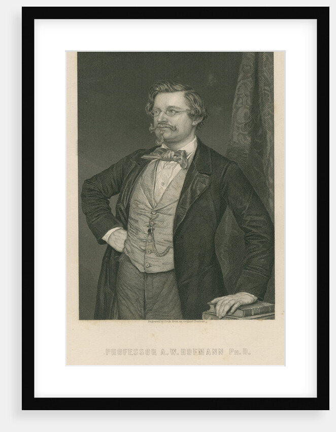 Portrait of August Wilhelm Hofmann (1818-1982) by Cook