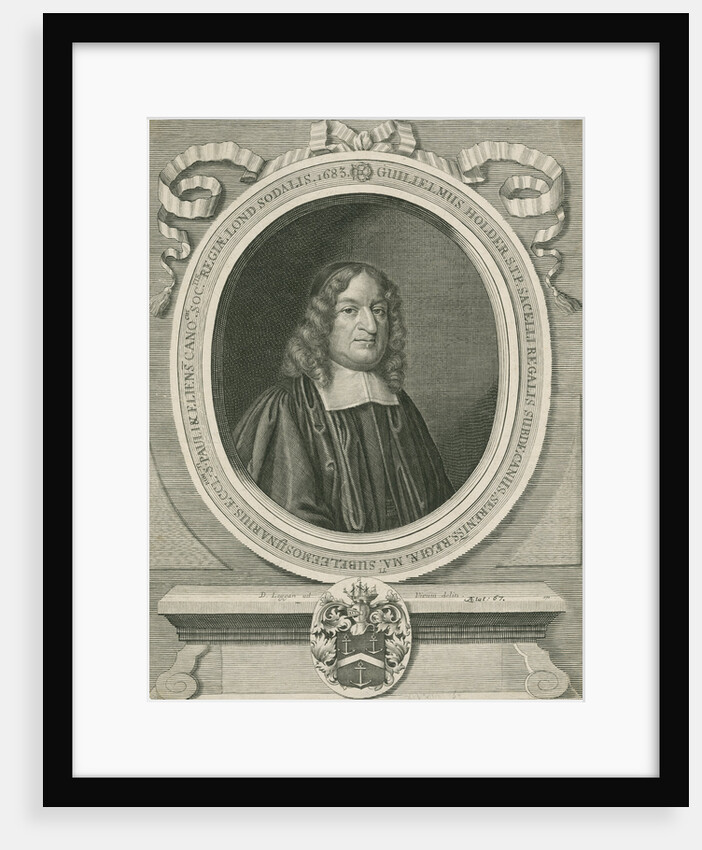 Portrait of William Holder (1616-1698) by David Loggan