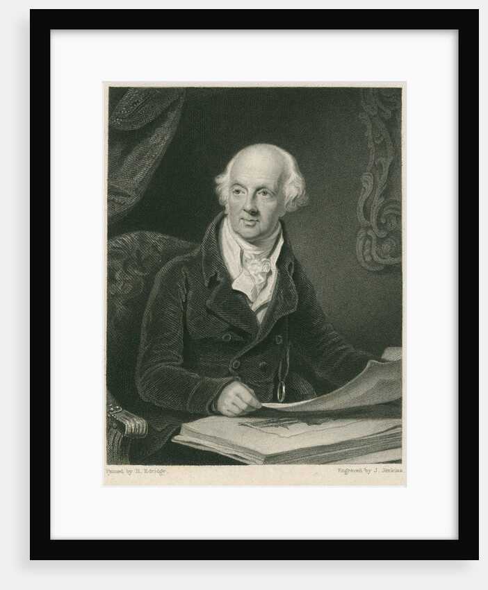 Portrait of Sir Abraham Hume (1749-1838) by Joseph John Jenkins