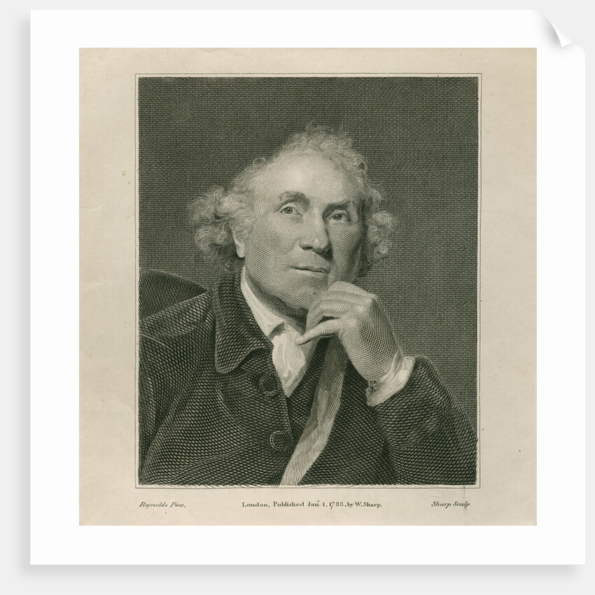 Portrait of John Hunter (1728-1793) by William Sharp