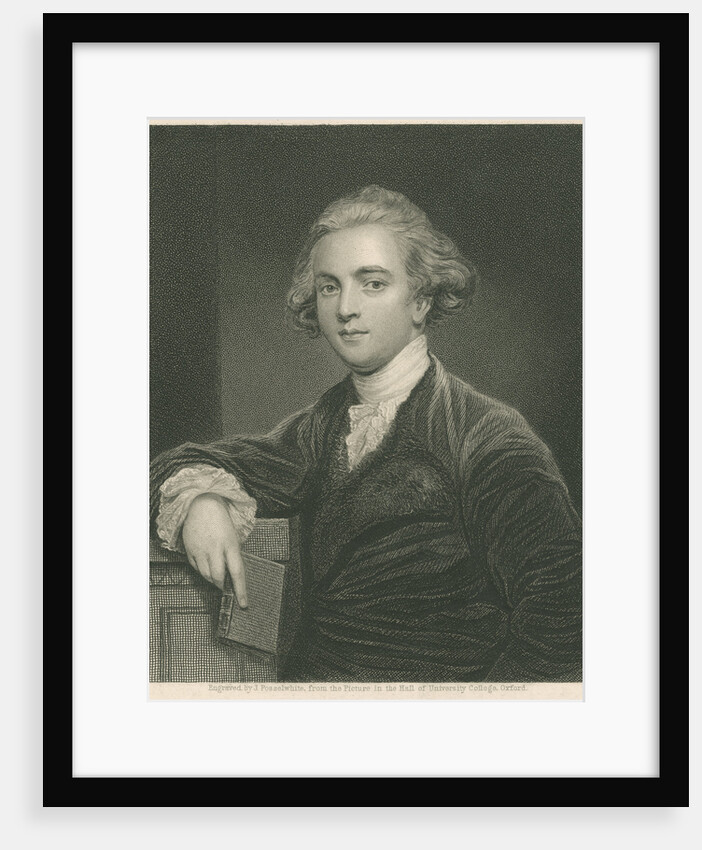 Portrait of Sir William Jones by James Posselwhite