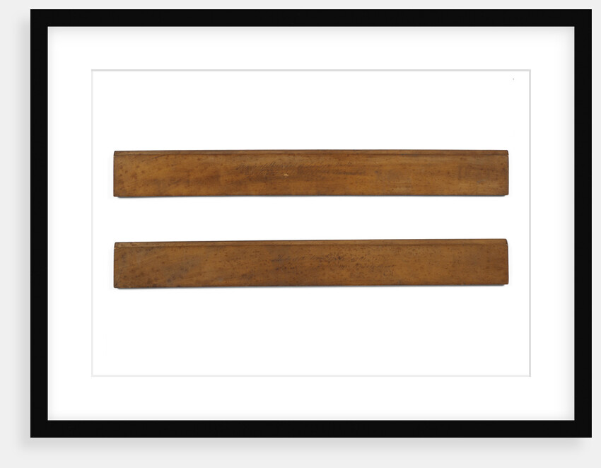 Wooden rulers from Woolsthorpe by Anonymous