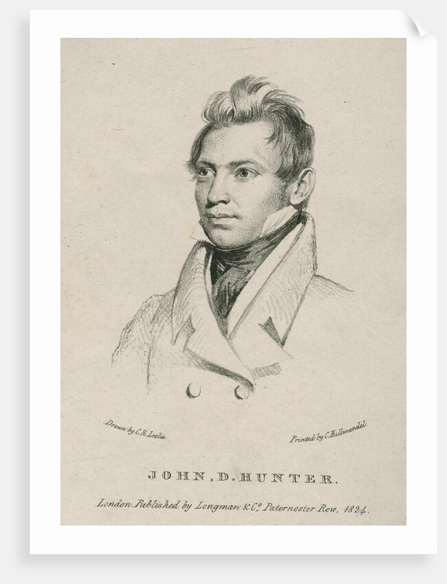 Portrait of John Dunn Hunter (1798-1827) by Charles Joseph Hullmandel