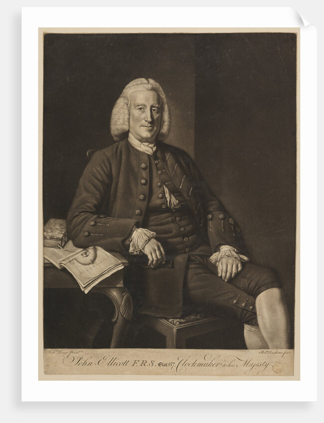Portrait of John Ellicott (1701-1772) by Robert Dunkarton