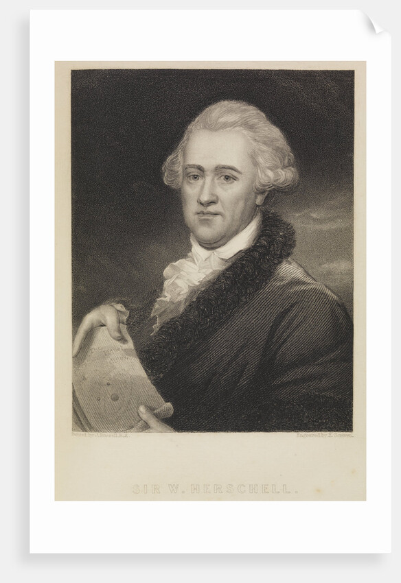 Portrait of William Herschel (1738-1822) by Edward Scriven