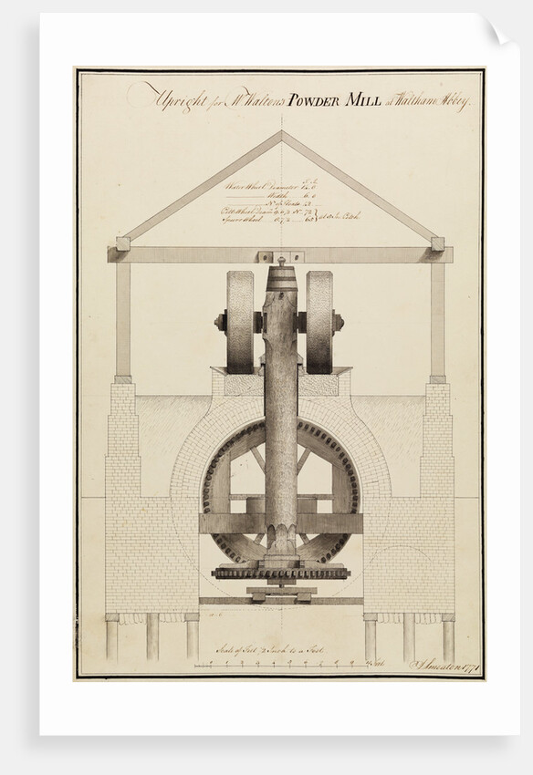 Powder mill, Waltham Abbey by John Smeaton