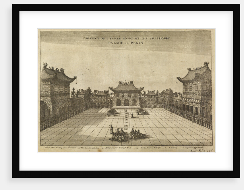 'Palace at Pekin' [Beijing] by Wenceslaus Hollar