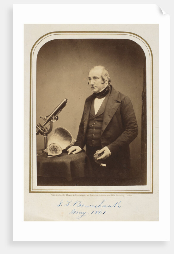 Portrait of James Scott Bowerbank (1797-1877) by Maull & Polyblank