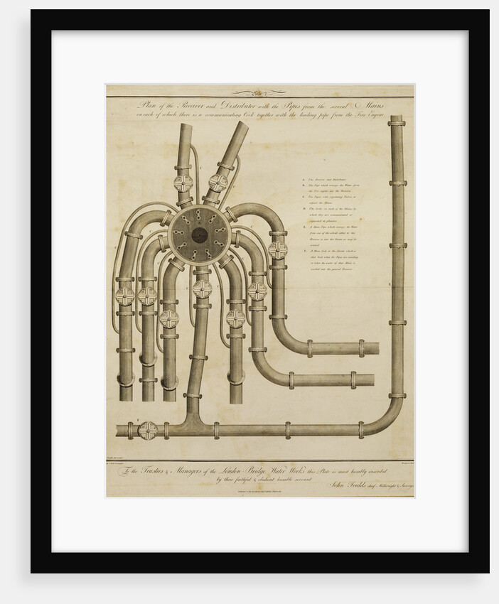 London Bridge water works by Woodman & Mutlow