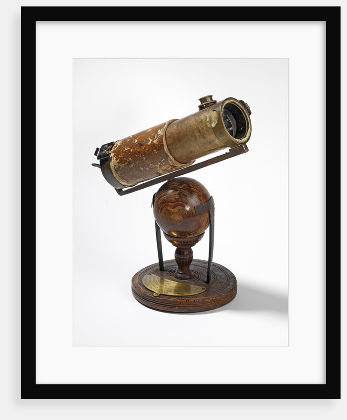 Isaac Newton's reflecting telescope by Anonymous