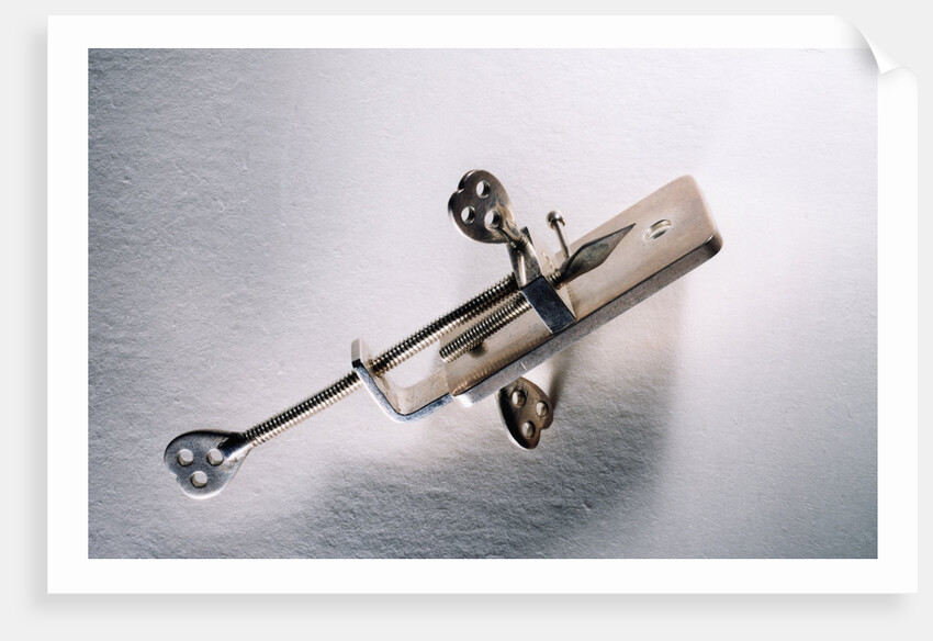 Leeuwenhoek's microscope by Antoni van Leeuwenhoek