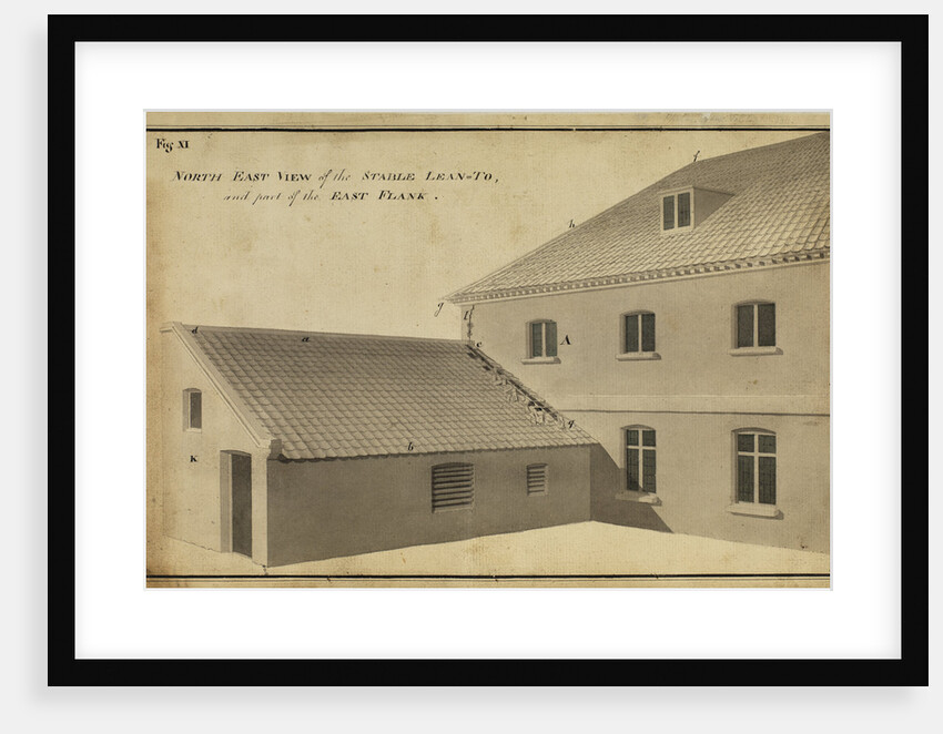 North East view of the Stable Lean-toÃ  [of Heckingham Workhouse, Norfolk] by Anonymous