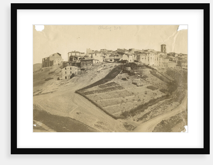 'Potenza, east end' [earthquake damage] by Alphonse Bernoud Grellier
