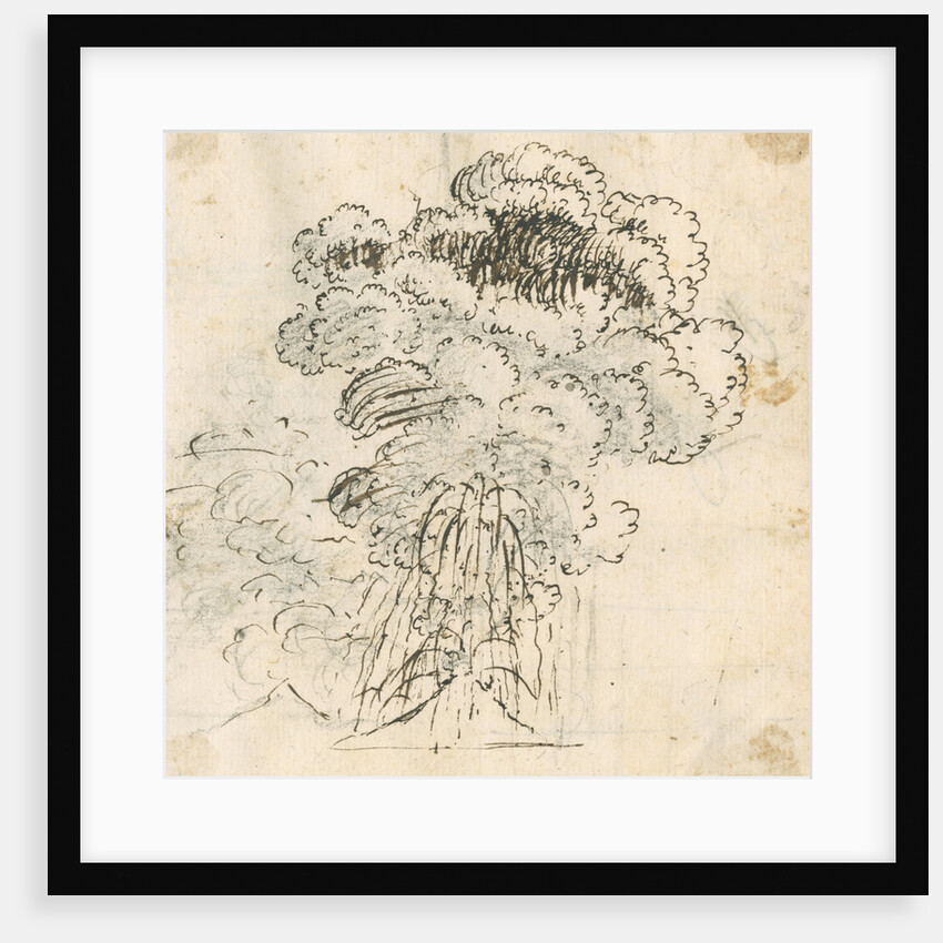 'Vesuvius erupting' by Antonio Piaggio