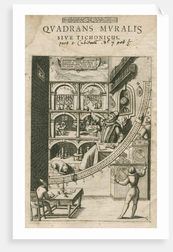 Tycho Brahe's mural quadrant by Anonymous