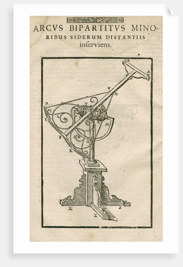 Tycho Brahe's Bipartite arc by Anonymous