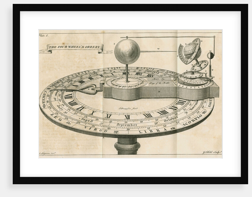 'The four wheel'd orrery' by G Child