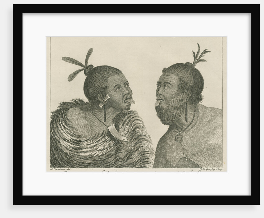 'The manner in which the New Zealand Warriors defy their Enemies' by Richard Bernard Godfrey