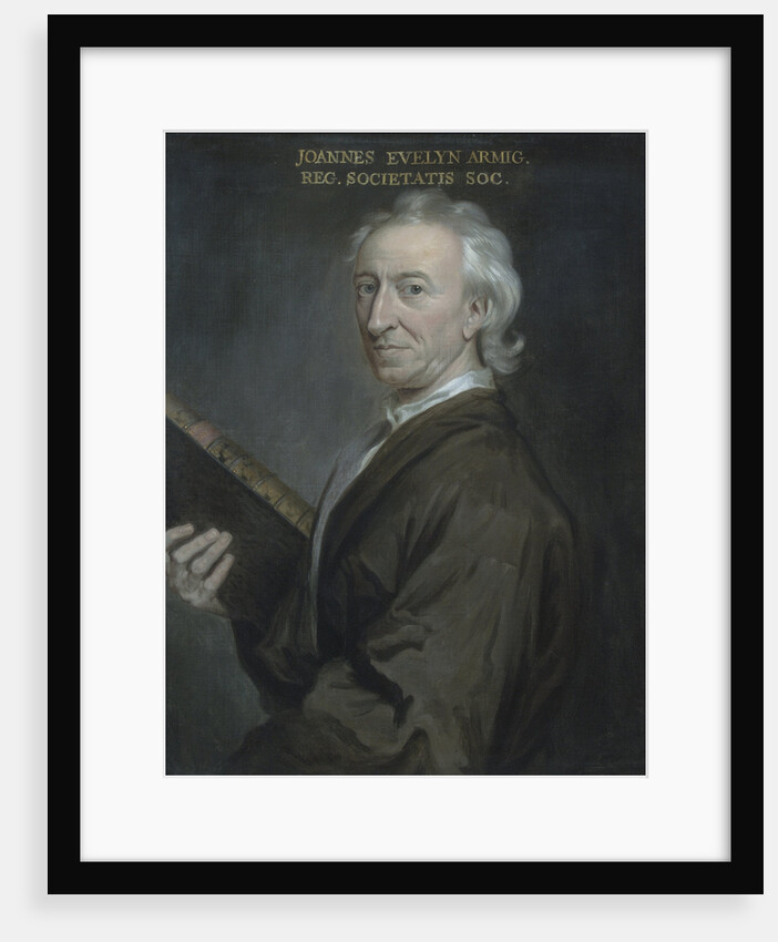 Portrait of John Evelyn (1620-1706) by Godfrey Kneller
