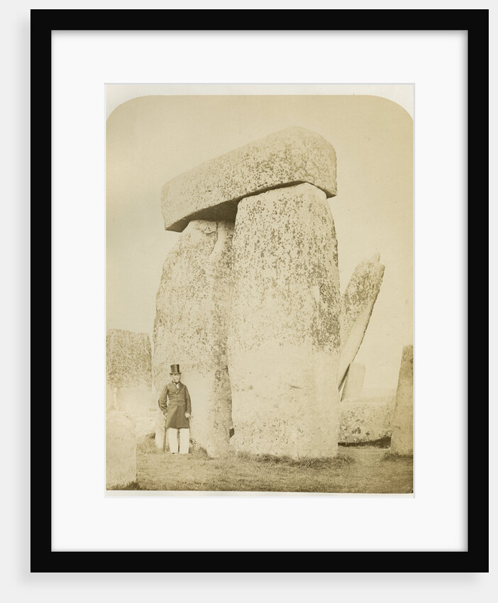 'Stonehenge. Trilithon (B) on the left of the altar stone' by Henry James