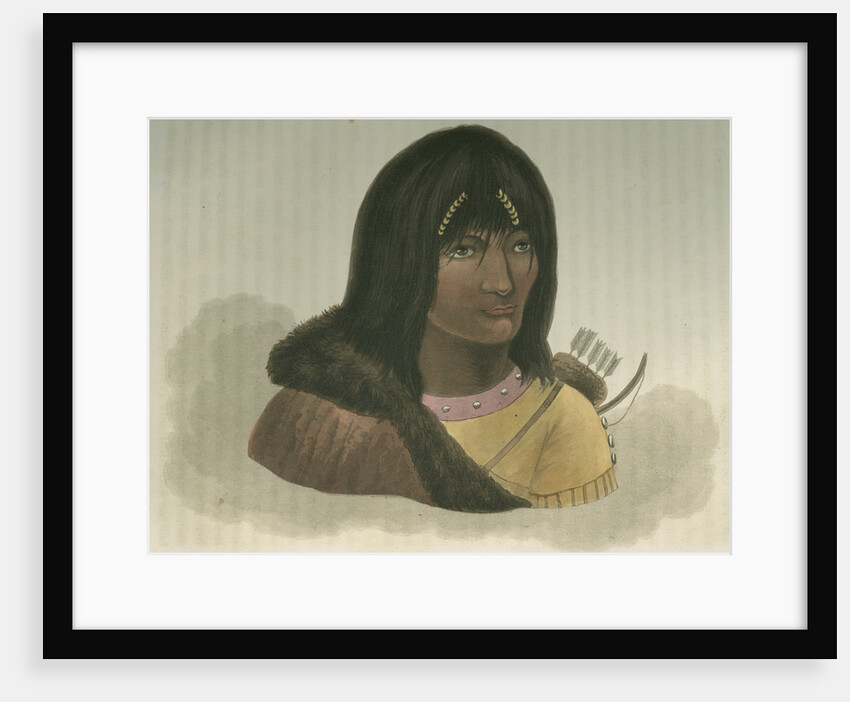 'Portrait of a Stone Indian' by Edward Francis Finden