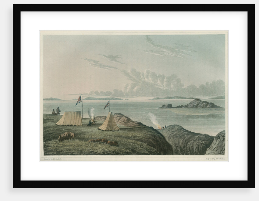 View of the Arctic Sea, from the mouth of the Copper Mine River by Edward Francis Finden