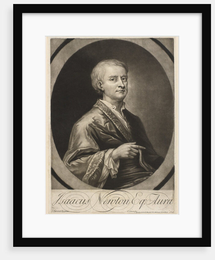 Portrait of Isaac Newton (1642-1727) by Jean Simon