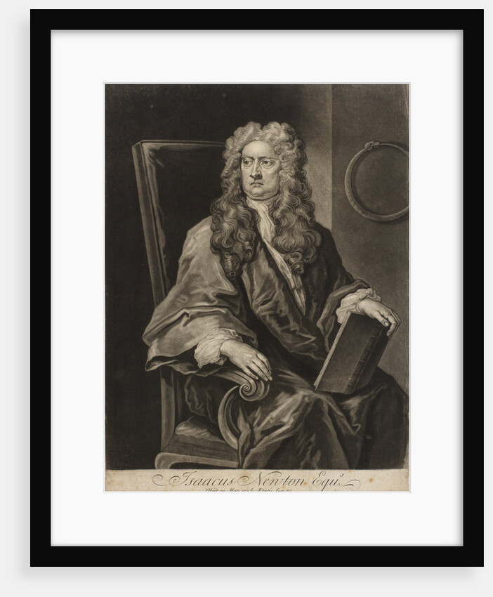 Portrait of Isaac Newton (1642-1727) by John Faber the Younger